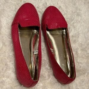 Mossimo Pink Snakeskin Flats